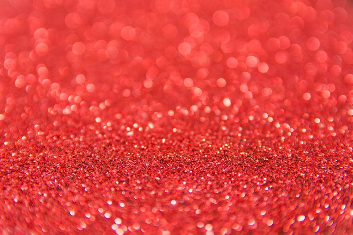 Free Red Glittered Wallpaper Stock Photo