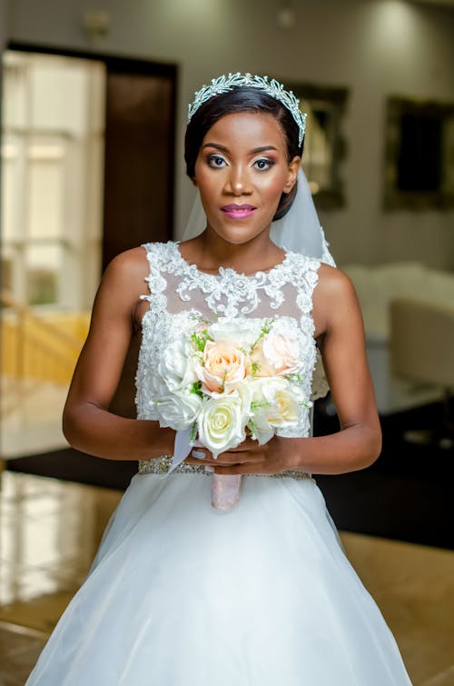 A Woman in Her Wedding Dress