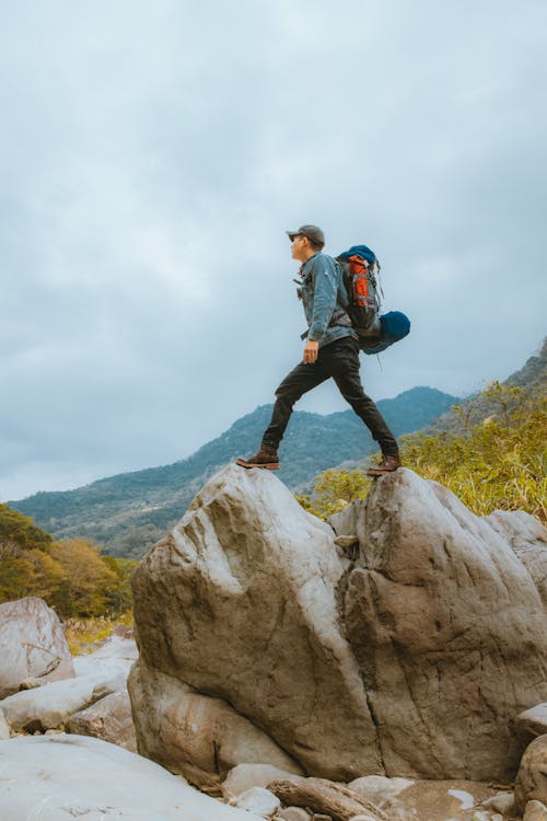 Man on Rocks