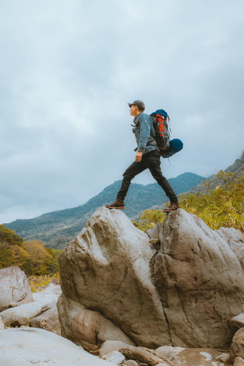 Man on Rocks · Free Stock Photo