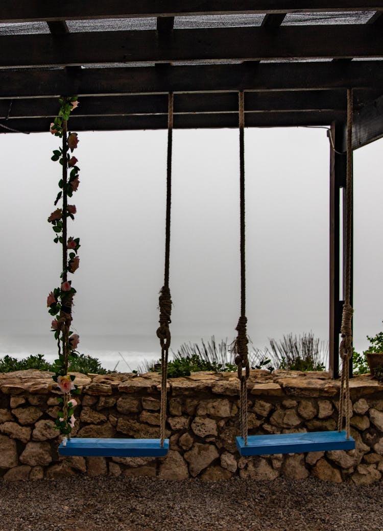 Swings During A Gloomy Day