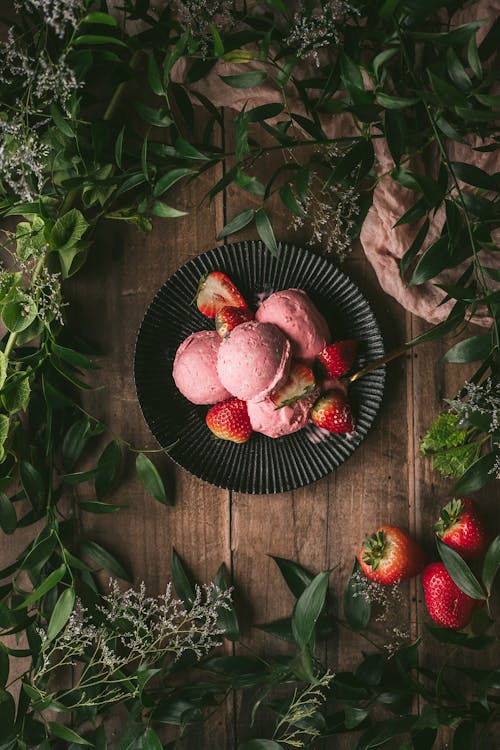Imagine de stoc gratuită din căpșuni, desert, dulce