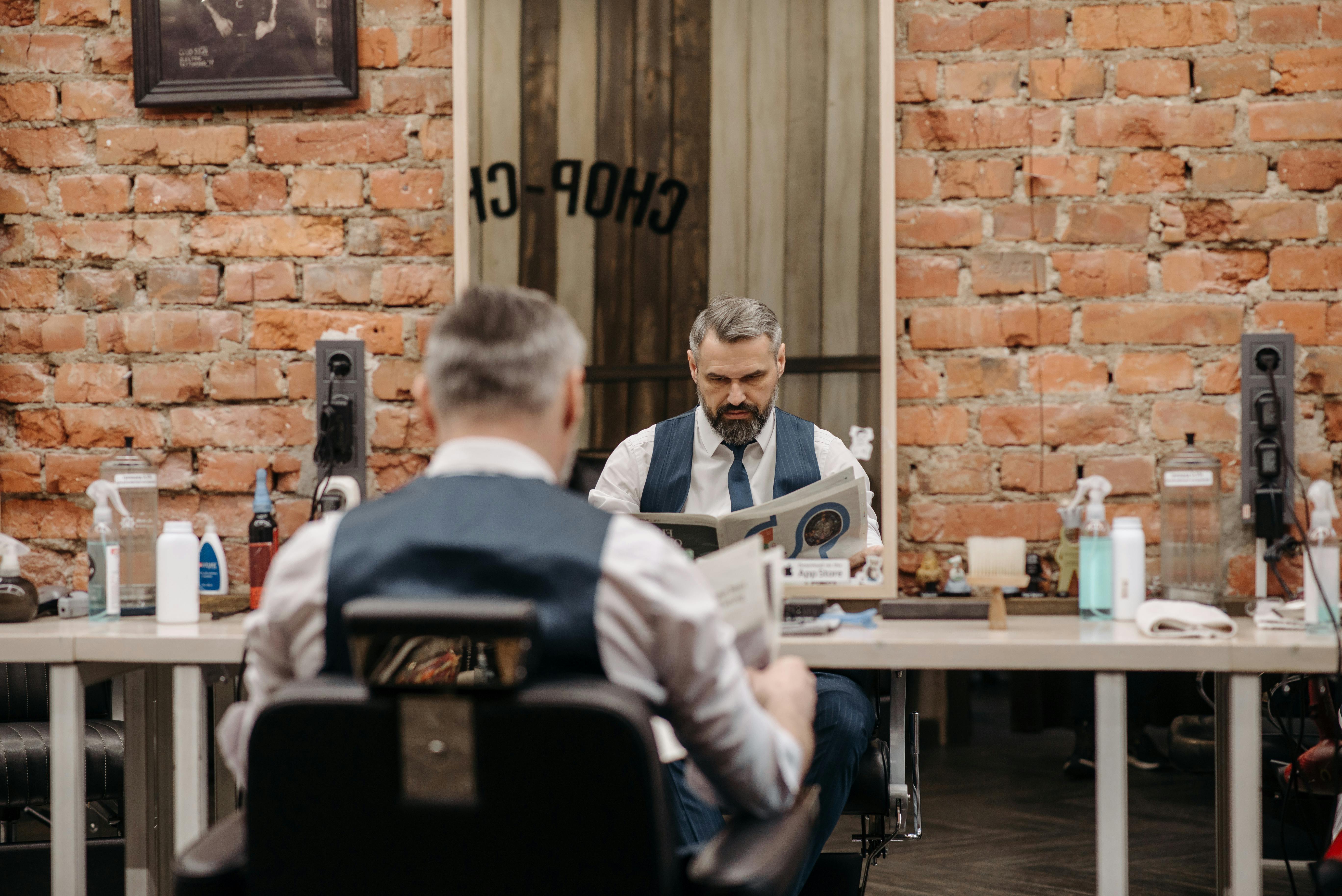 Barbershop interior