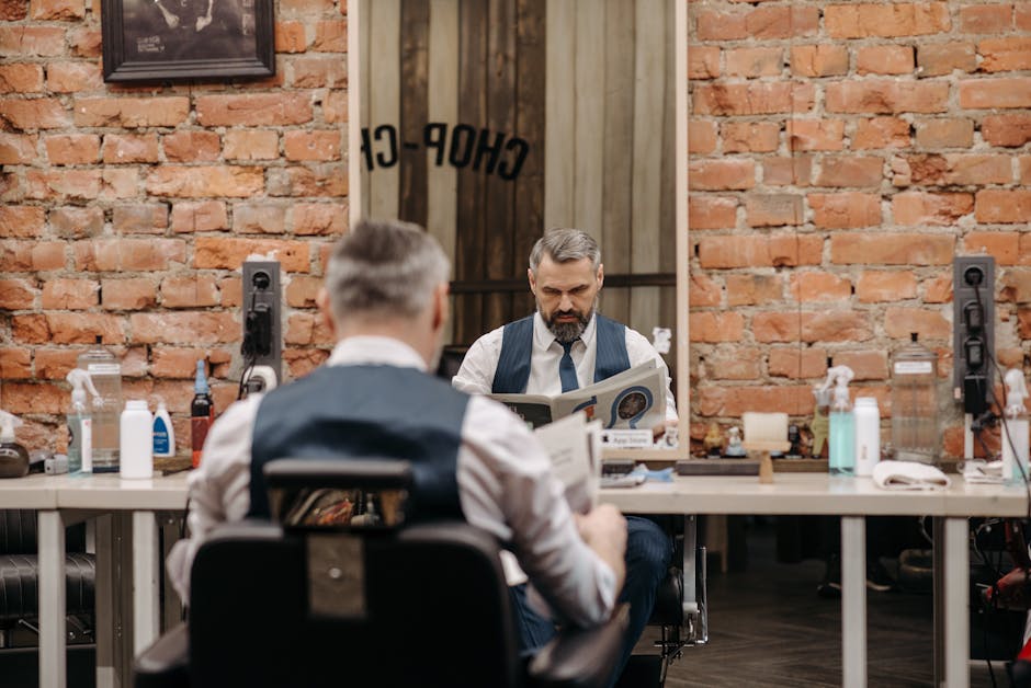 Barbershop interior