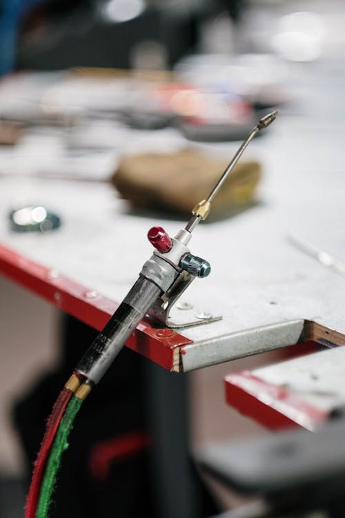 Close-up of a Burner for Glassblowing 