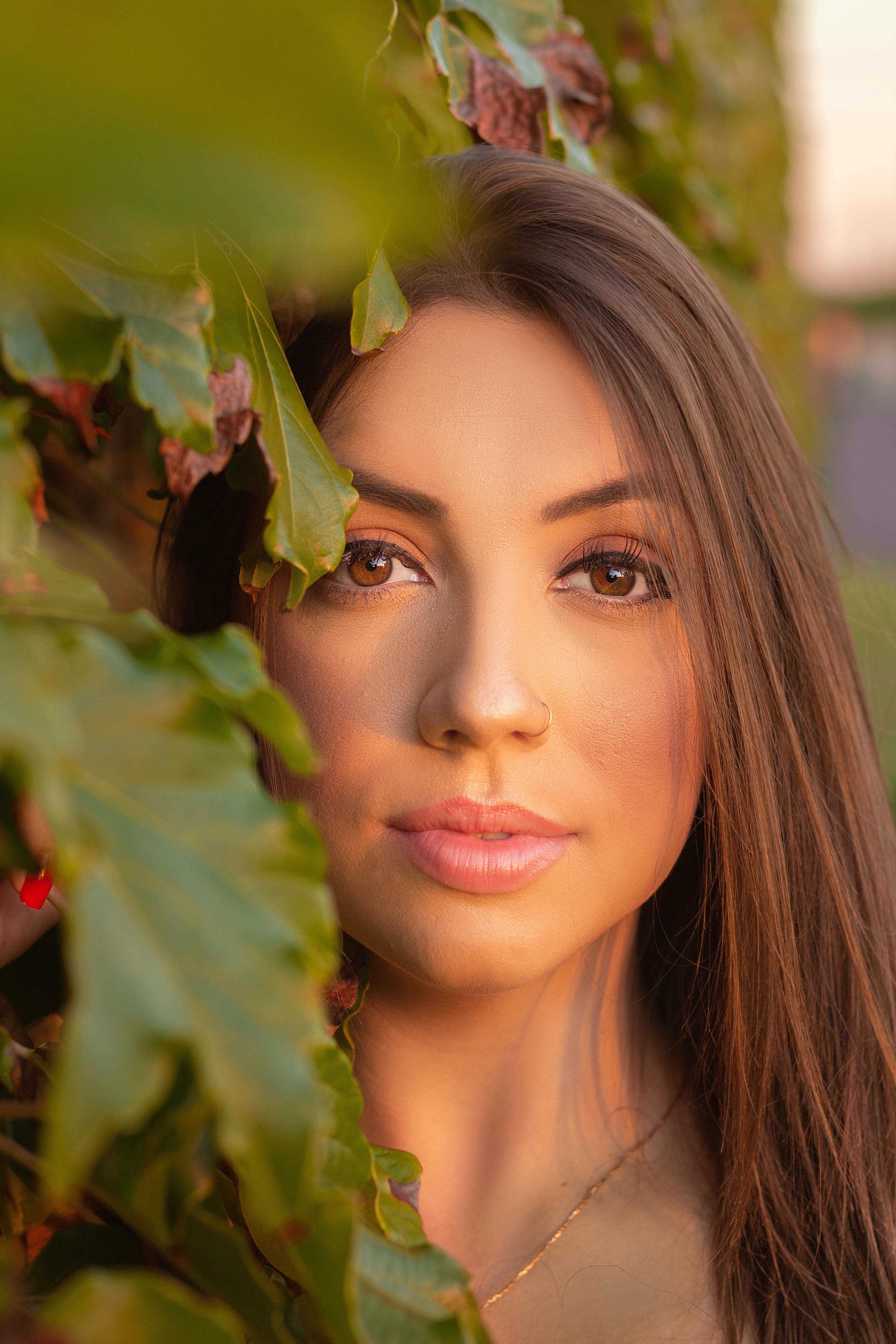 portrait of a woman with makeup