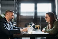 Man Reading a Document