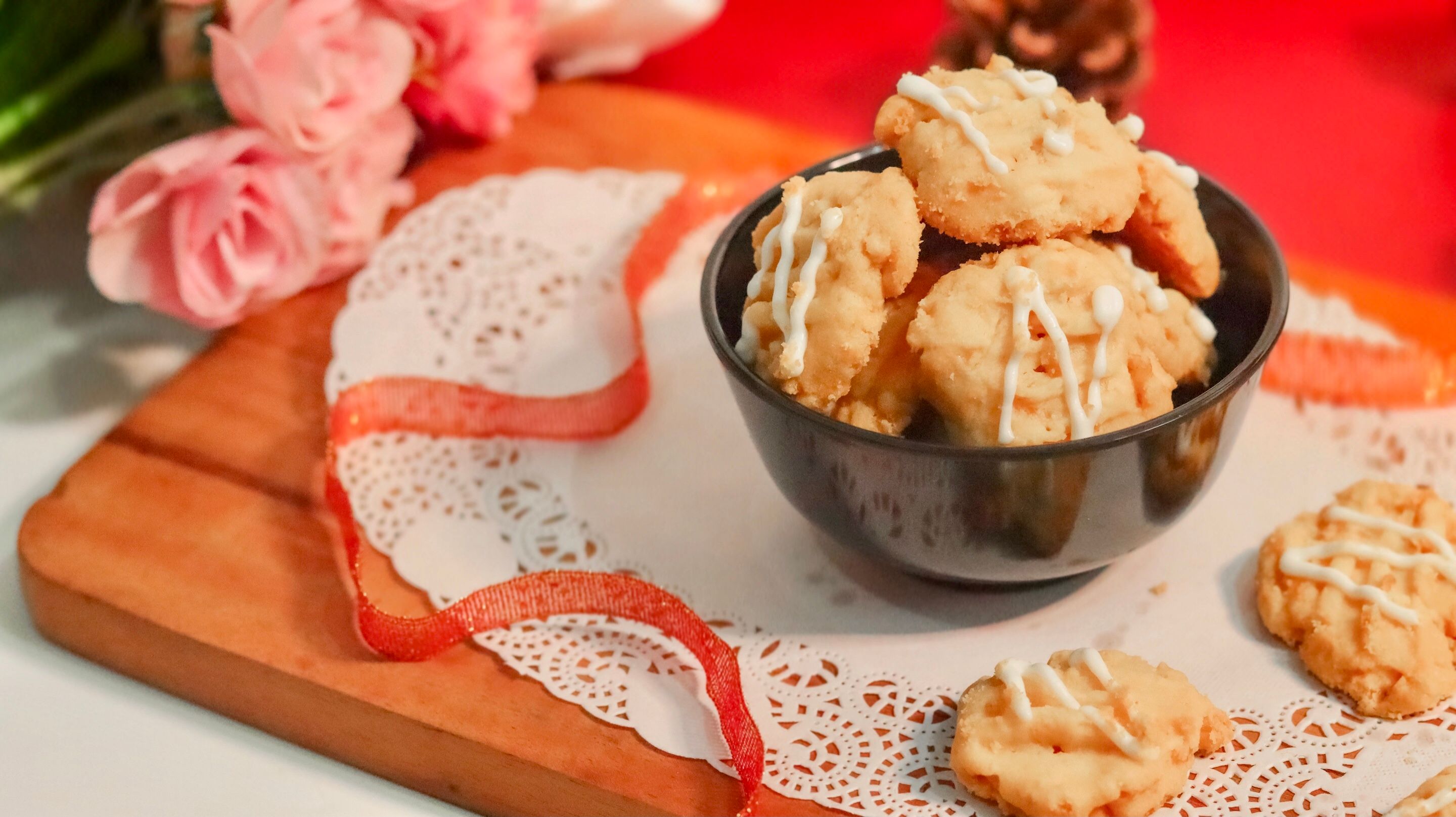 Heart Baked Cookies Free Stock Photo