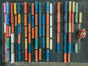 Cargo Containers of Different Colors