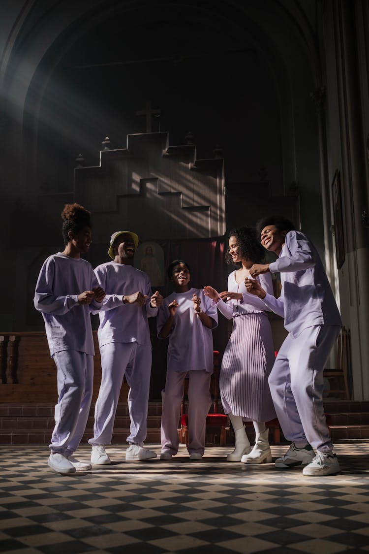 Choir Singing In A Church