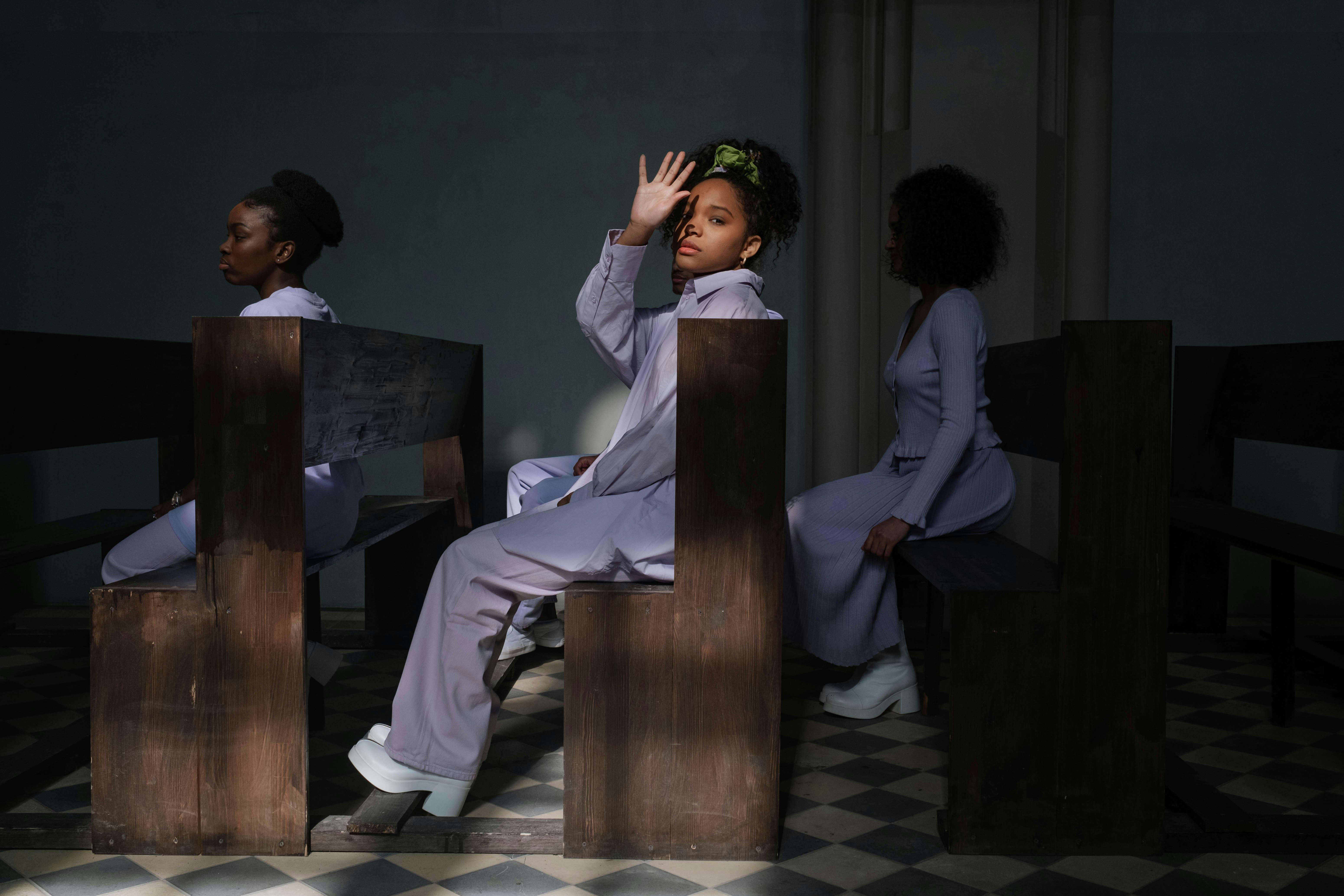 People Sitting On Church Pews Free Stock Photo   Pexels Photo 7520773 