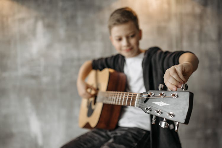 A Boy Turning The Turners