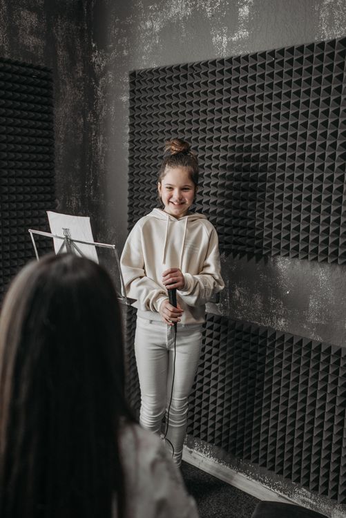 Singing Lessons Inmages Girl on Singing Lesson · Free Stock Photo