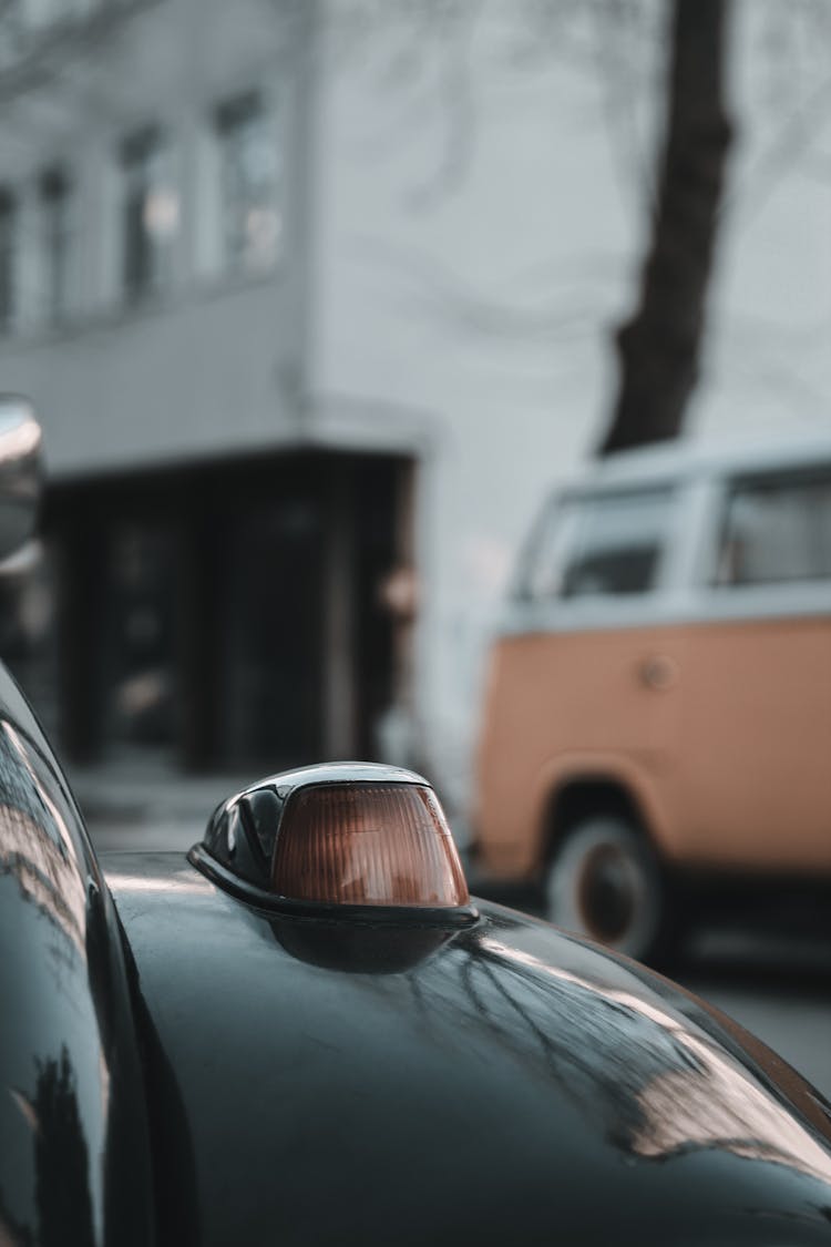 Turn Signal On Retro Automobile