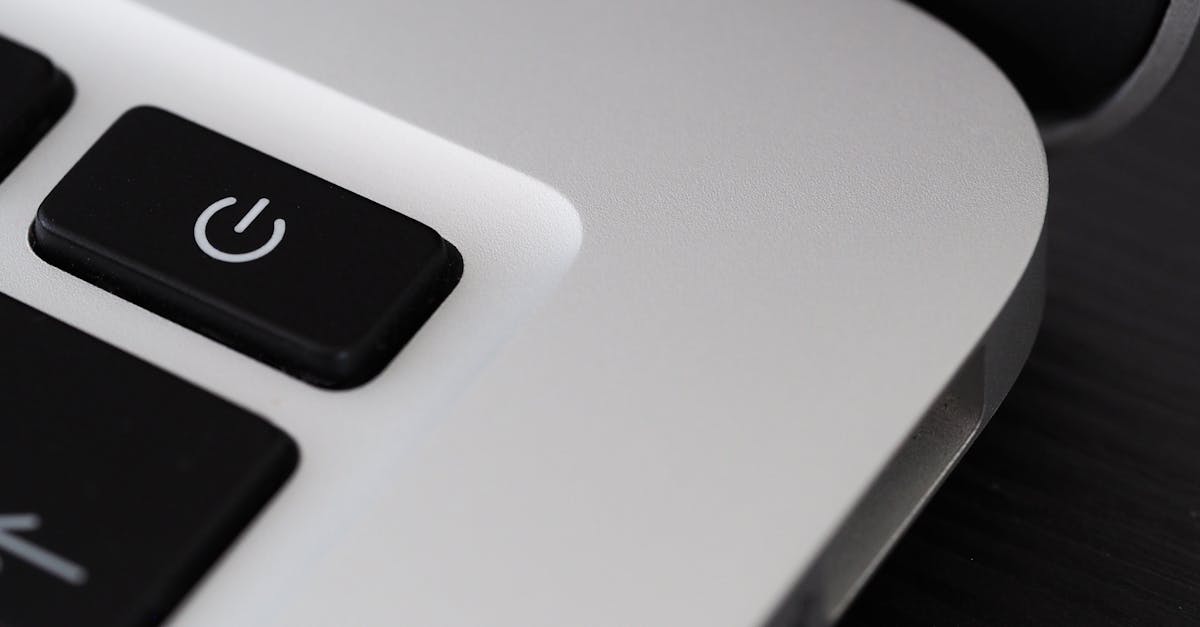 Power Button in Laptop · Free Stock Photo