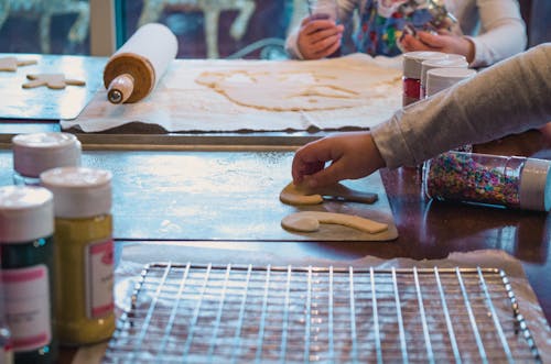 Free stock photo of baking, christmas, christmas cookies