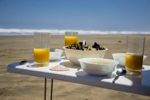 Free stock photo of breakfast, food, juice