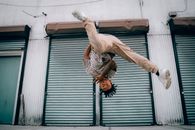 A Man Dancing on the Street