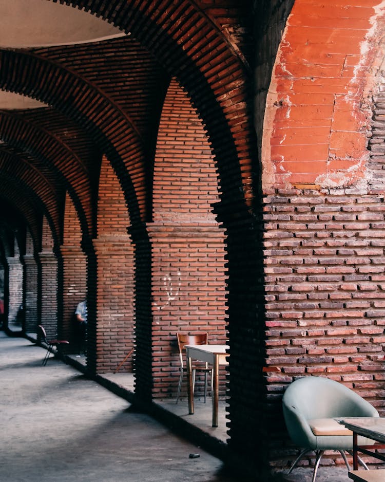 Brick Cloister Walkway 