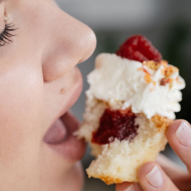 Whole Wheat Strawberry Jam Muffins