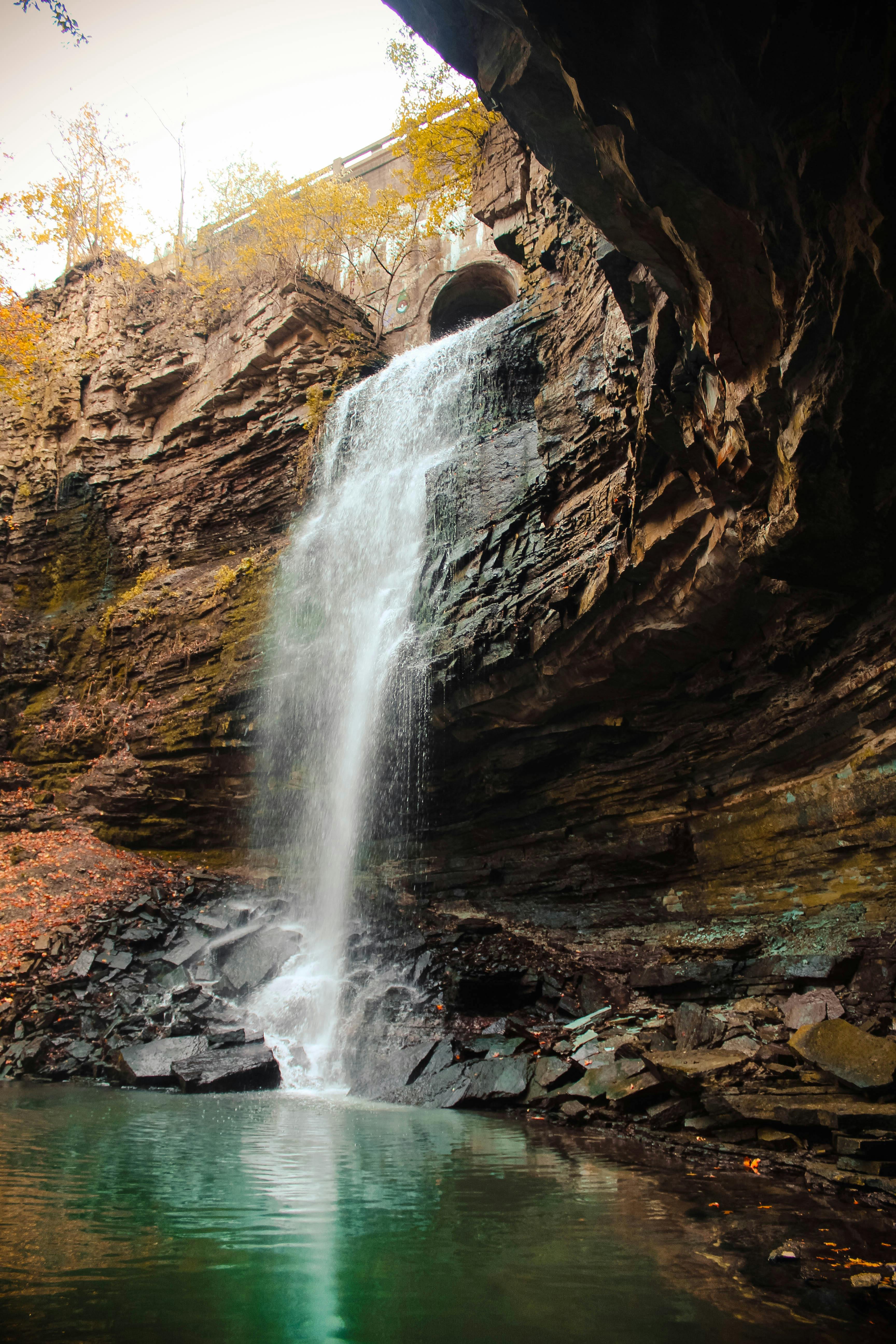 Free stock photo of mother nature, waterfall