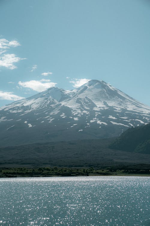 Lake and Snowcapped Mountain