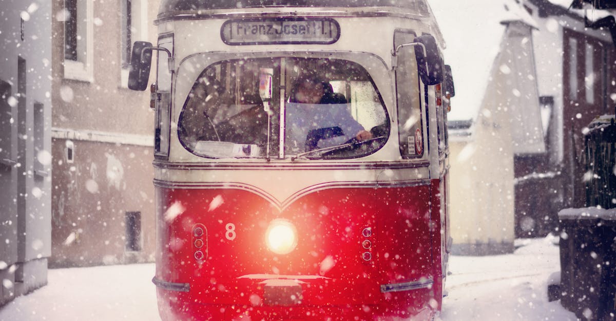 Gray and Red Rail Train