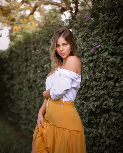 Blusa Ciganinha Floral Verde