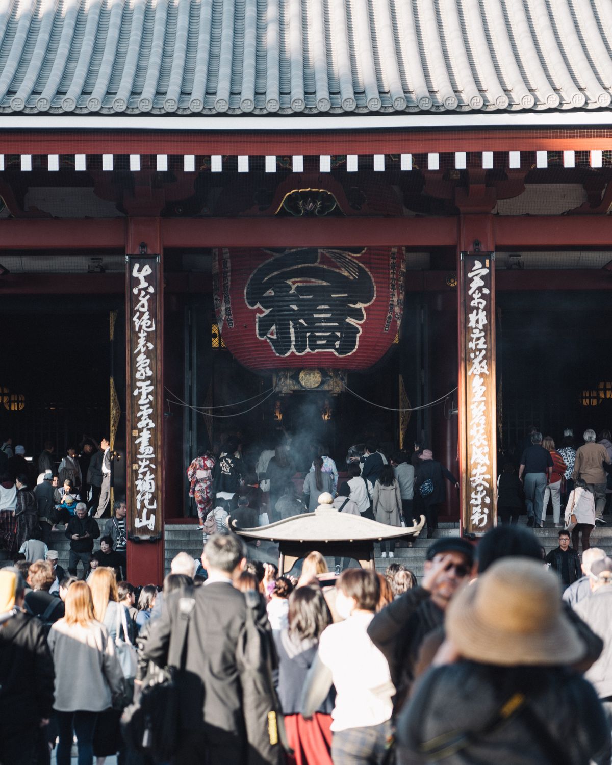 Senso-ji Temple Asakusa with large red lantern