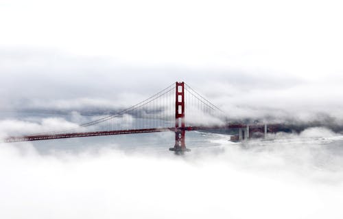 Imagine de stoc gratuită din California, cețos, Golden Gate