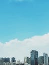 City Buildings under the Blue Sky