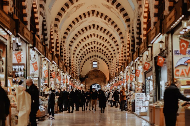 People On Grand Bazaar