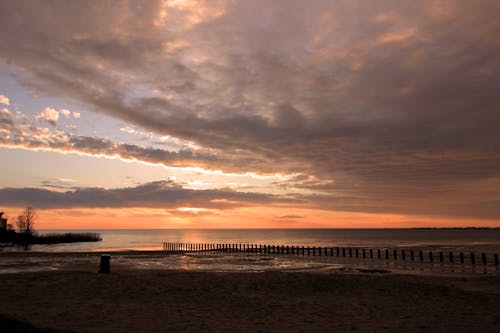 Fotos de stock gratuitas de amanecer, anochecer, costa