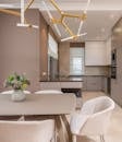 Stylish kitchen and dining area