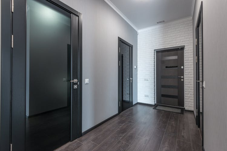 Empty Hallway Of Modern Apartment