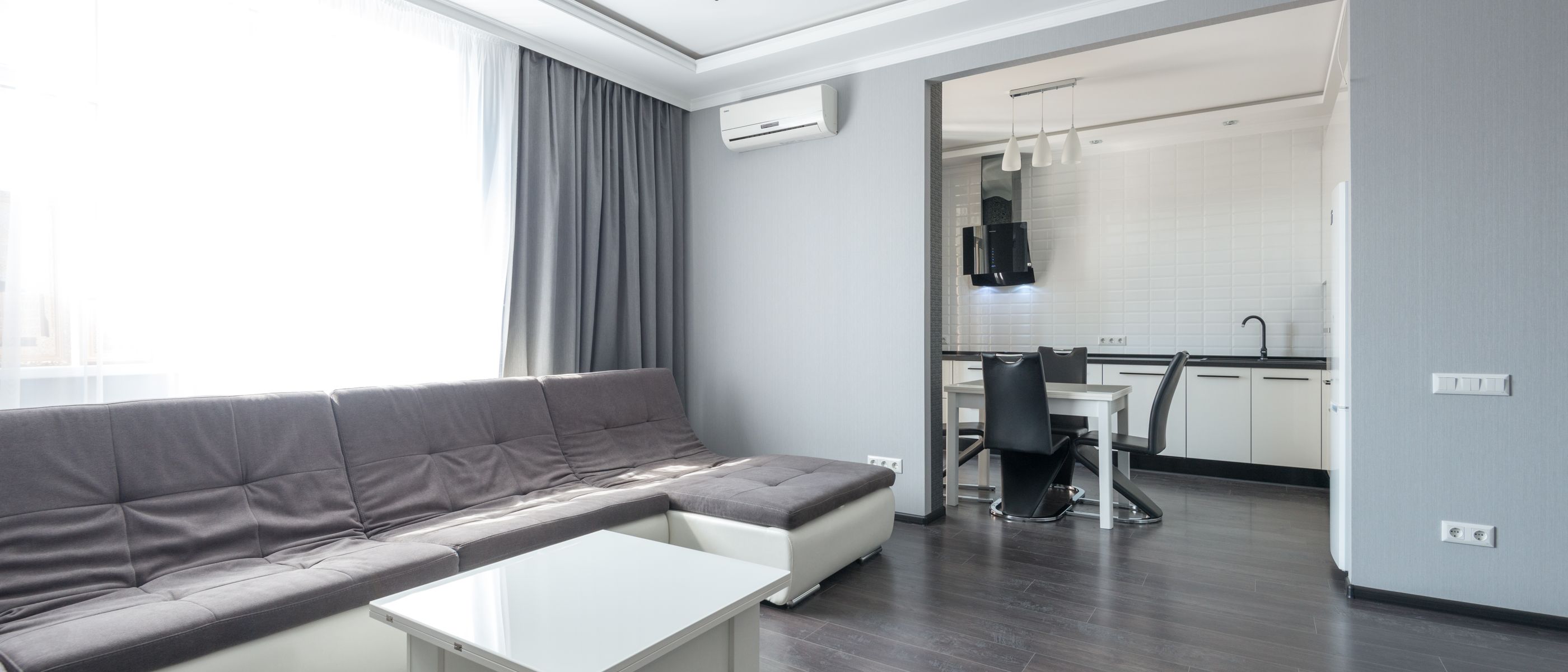 End of Tenancy Decorating in Charing Cross — dust sheets down and the room fully protected