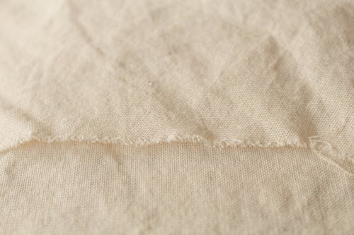 Close up of White Fabric