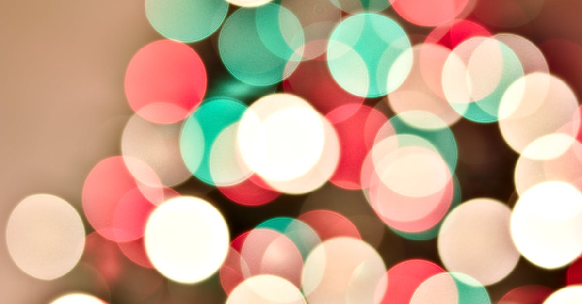 Free stock photo of blurry, christmas eve, christmas lights