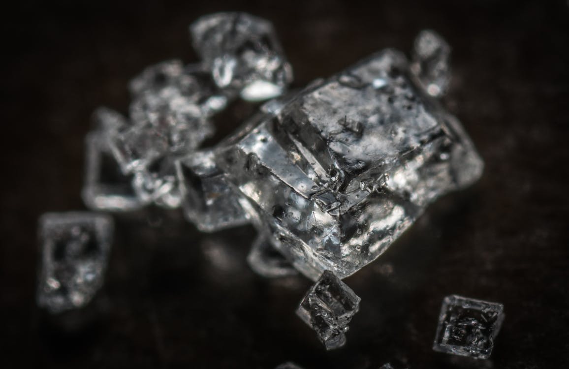 Selective Focus Photography Crystals Stones