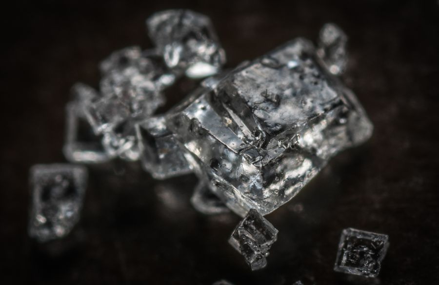 Mineral crystal texture representing Zinc