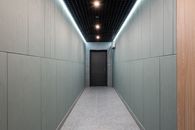 Long corridor in modern office