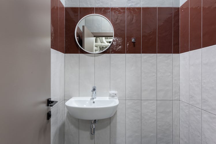 Interior Of Restroom With Sink