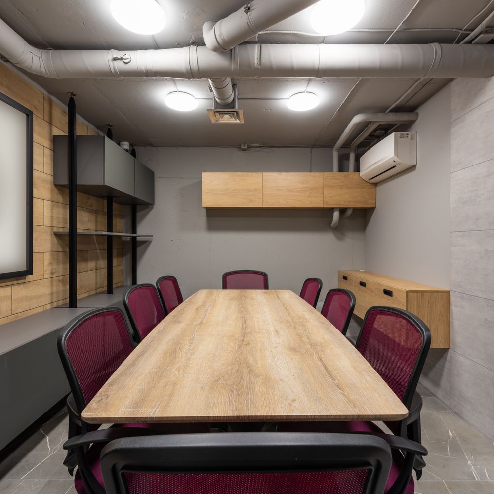 Denham — office relocation team moving desks and equipment
