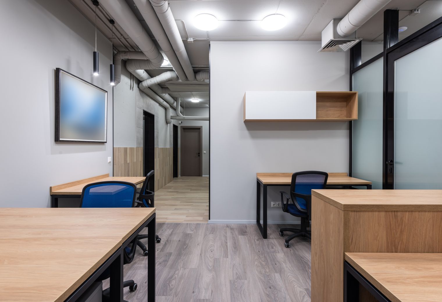 Colinton — office relocation team moving desks and equipment
