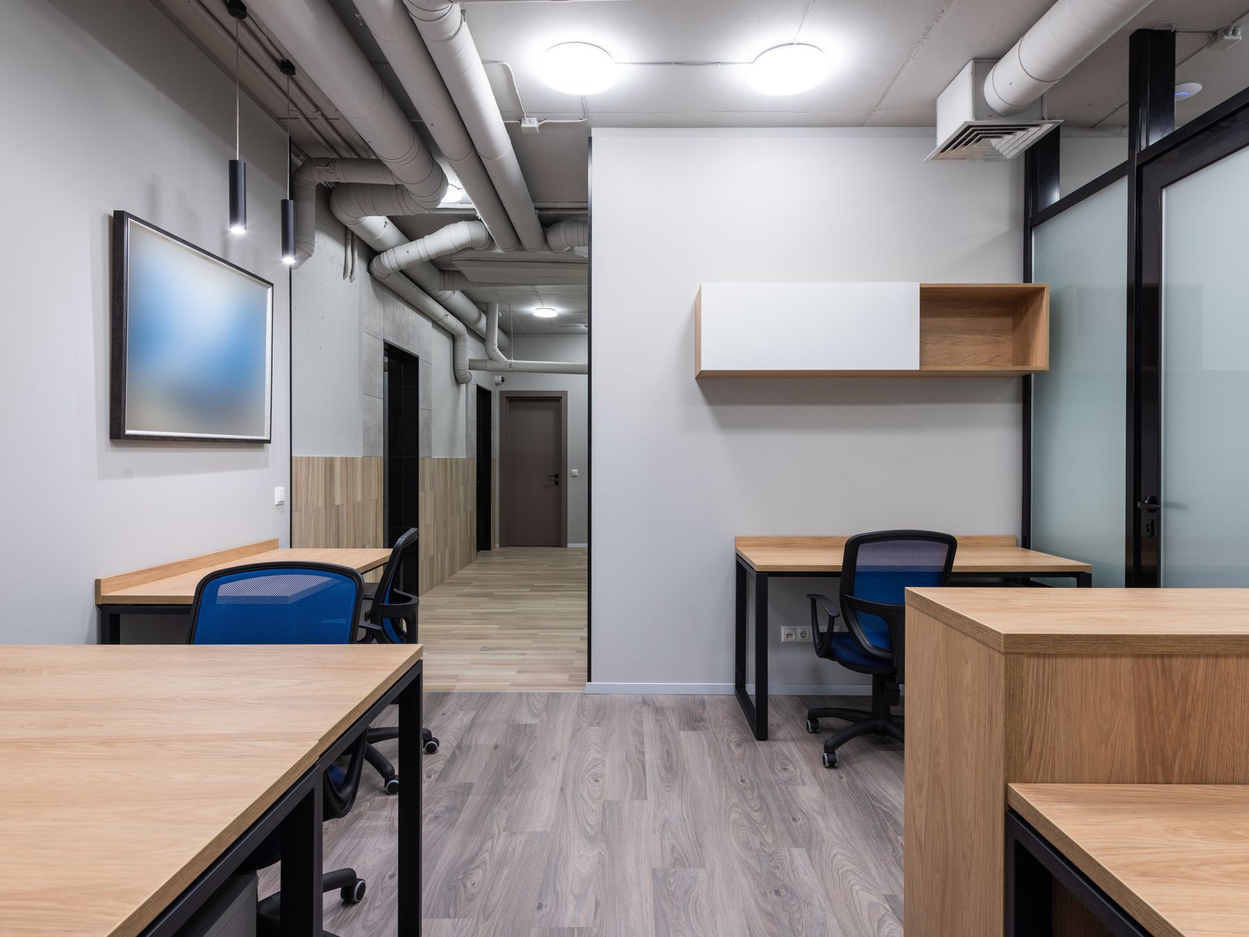 Selsdon — office relocation team moving desks and equipment
