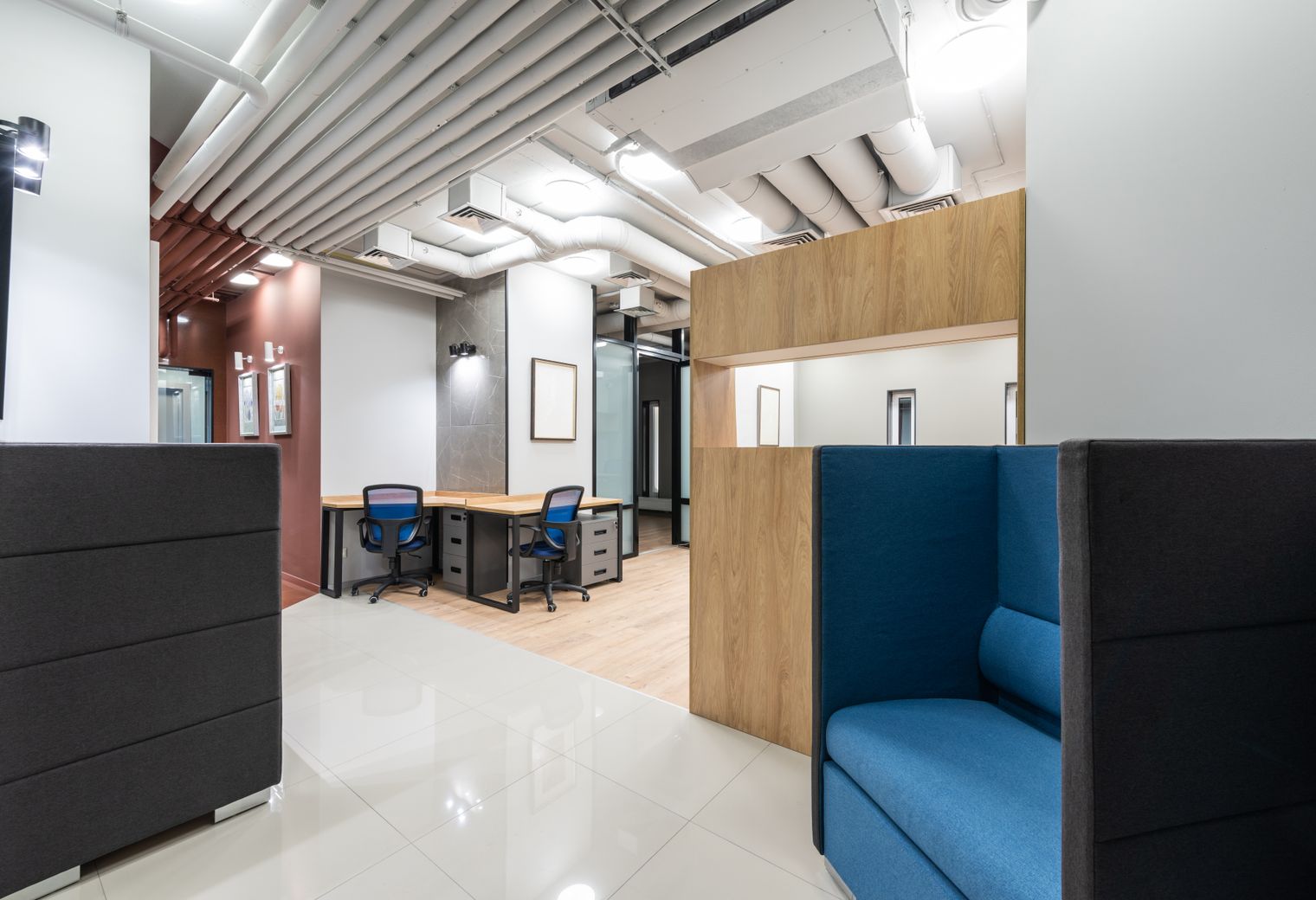 Mossley — office relocation team moving desks and equipment