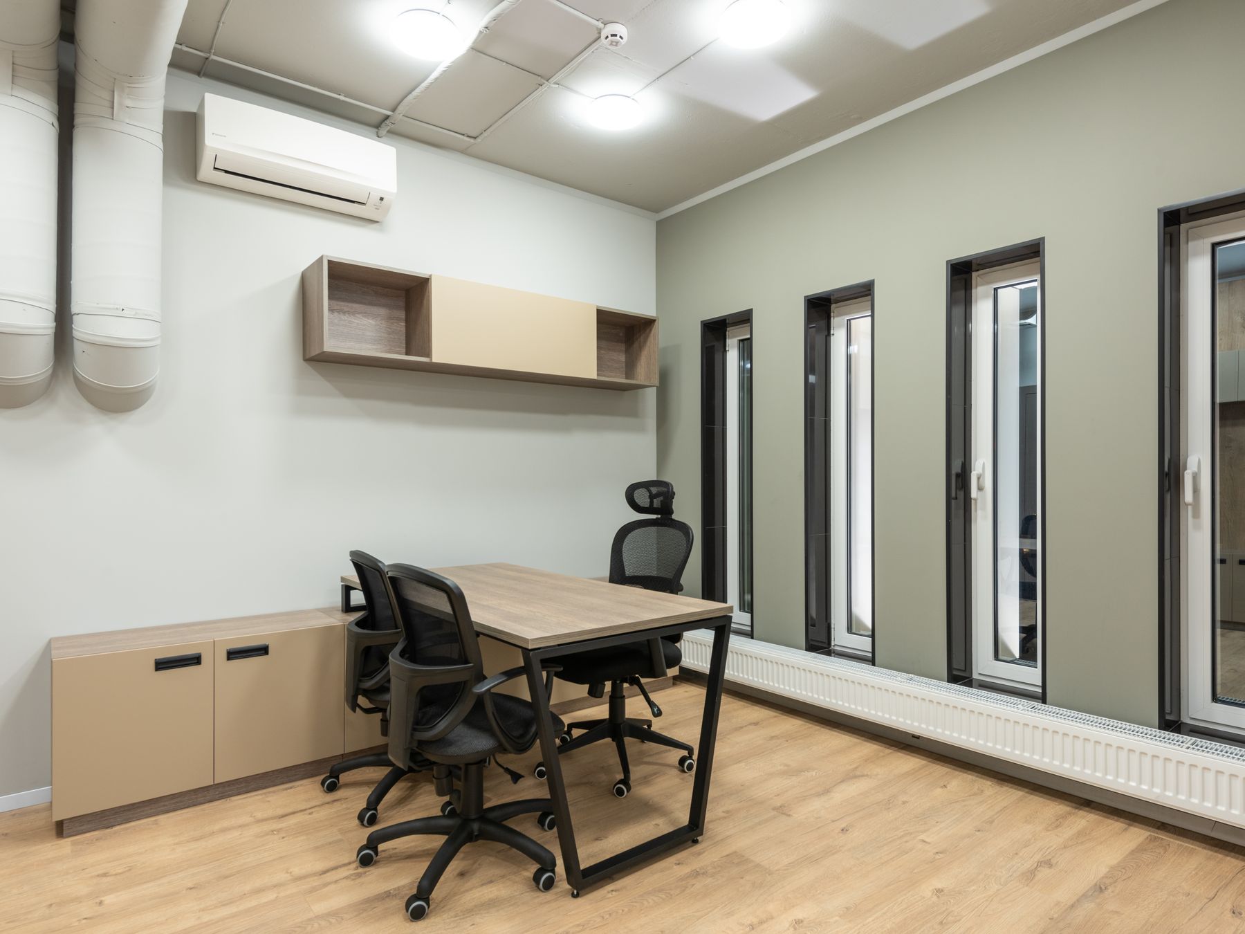 Crewe — office relocation team moving desks and equipment