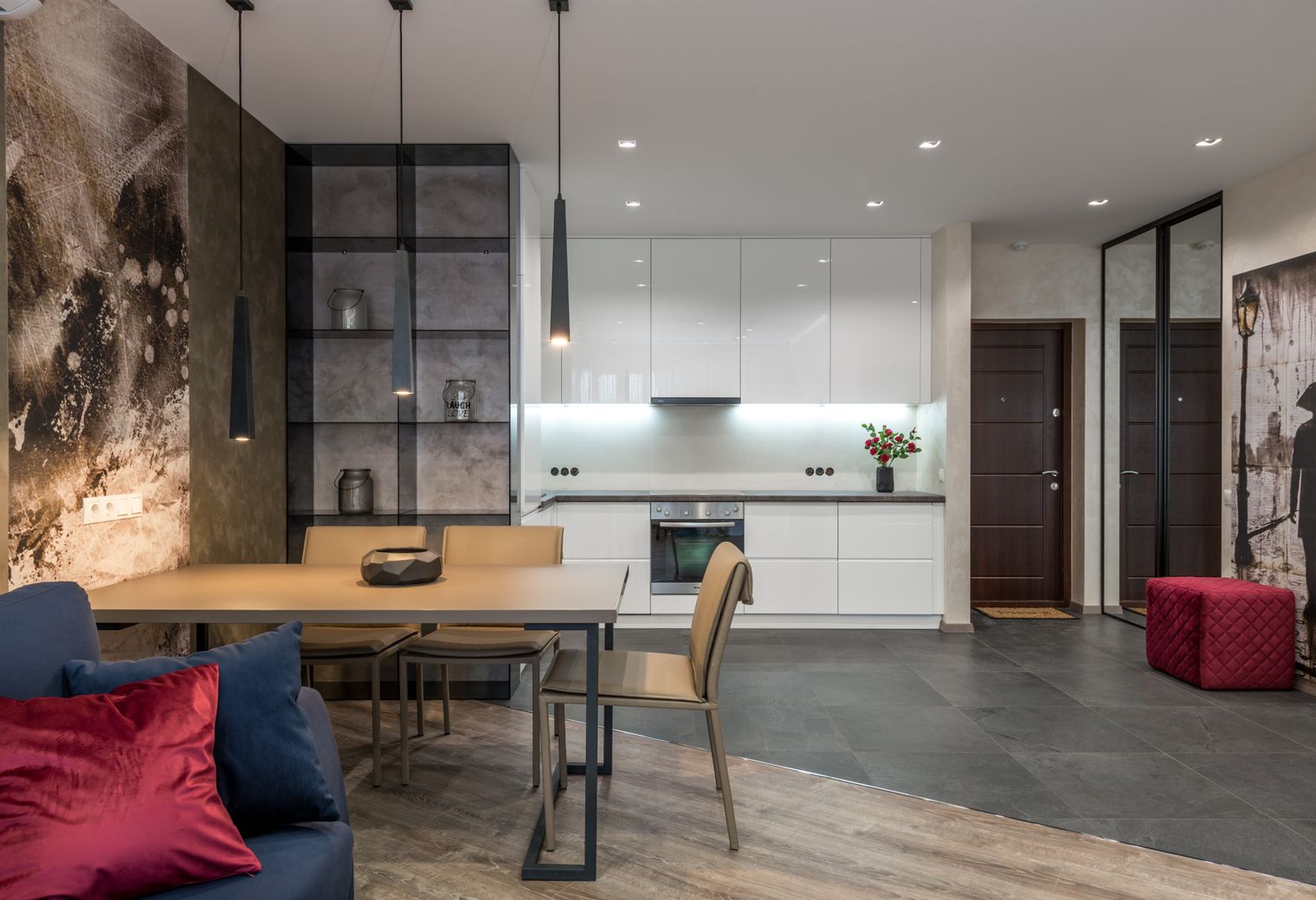Balderton — movers carrying boxes for a flat move