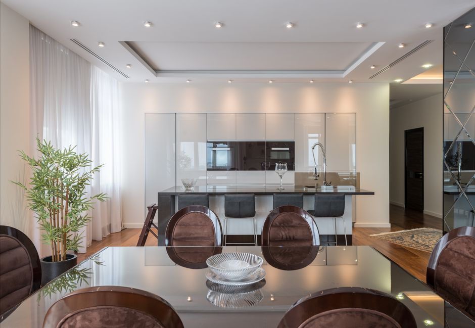 apartment kitchen counter planner natural light lifestyle photo 2