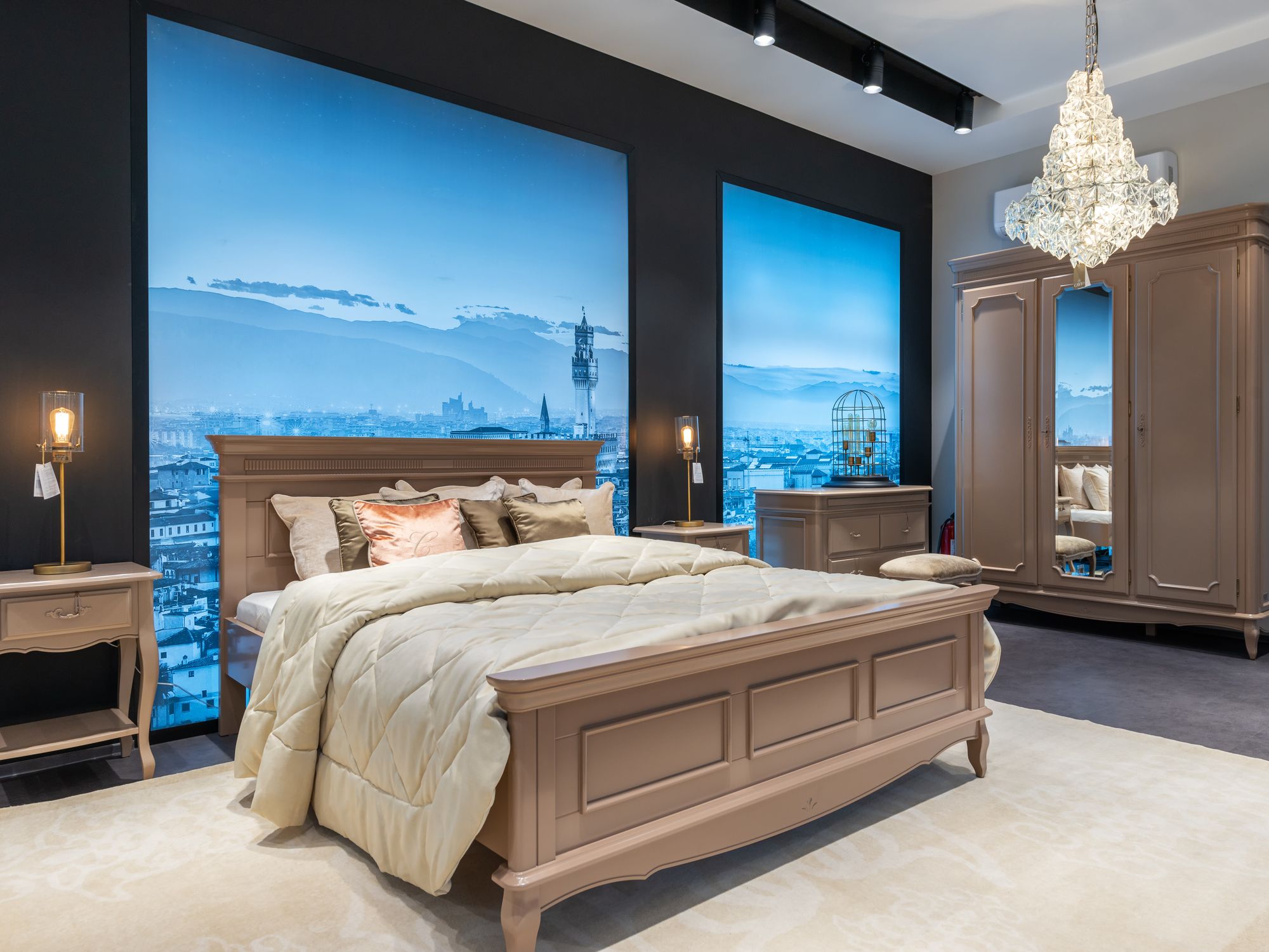 Wallpapering in Coldblow, Bexley — decorator hanging pattern-matched wallpaper